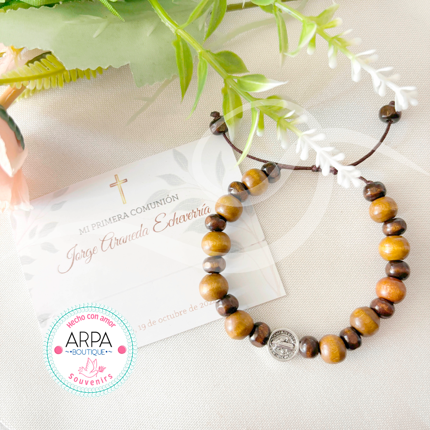 Pulsera ajustable Madera San Benito - 12und
