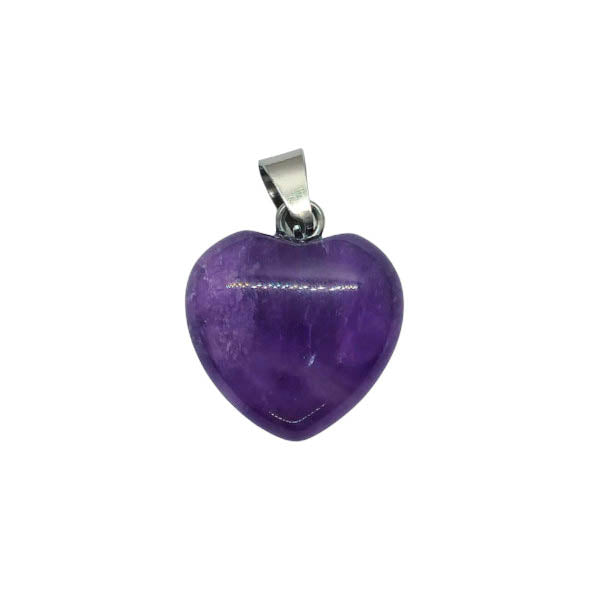 Colgante corazón de Piedra de 15mm - 1und - A Elección