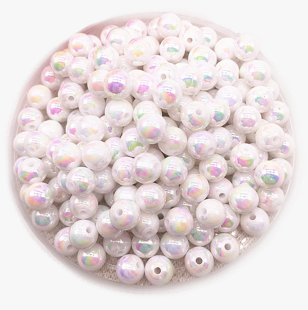 Acrilico Perla Tornasol Blancas