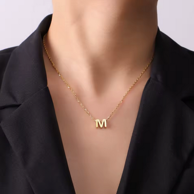 Letras Sep Acero Quirúrgico Dorado 8x9mm - 1und - A Elección