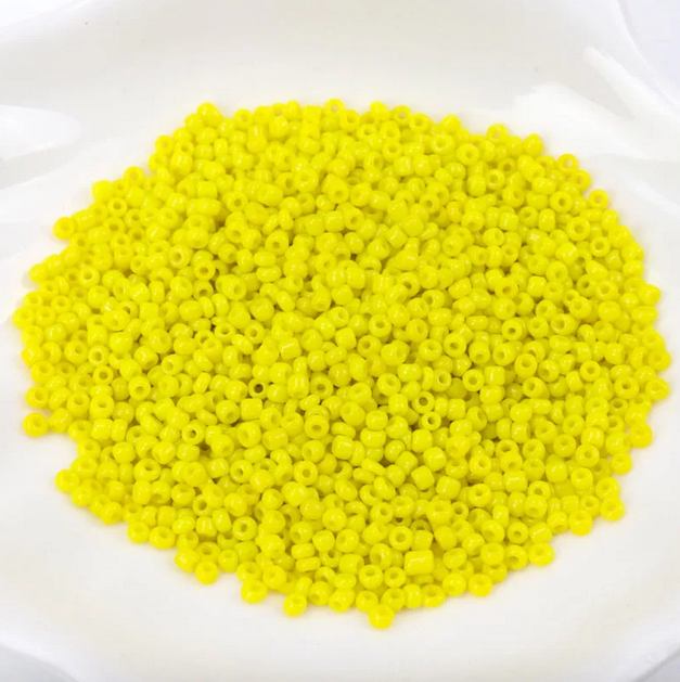 Mostacilla 8/0 - 3mm - 30gr - Amarillo