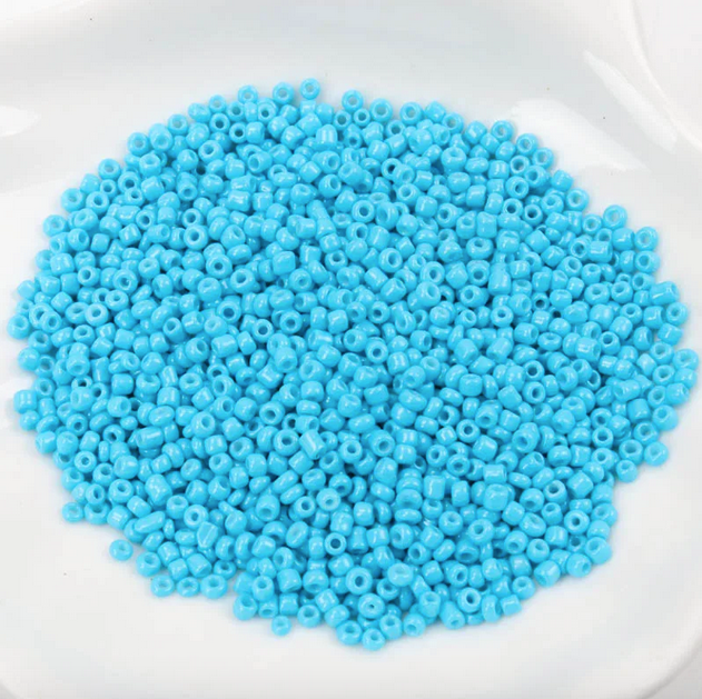 Mostacilla 8/0 - 3mm - 30gr - Celeste