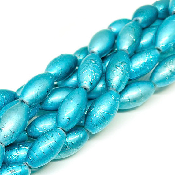 Acrílico Ovalado con diseño -16x8mm - Color a elección