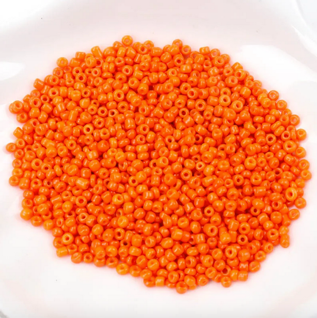 Mostacilla 8/0 - 3mm - 30gr - Naranja