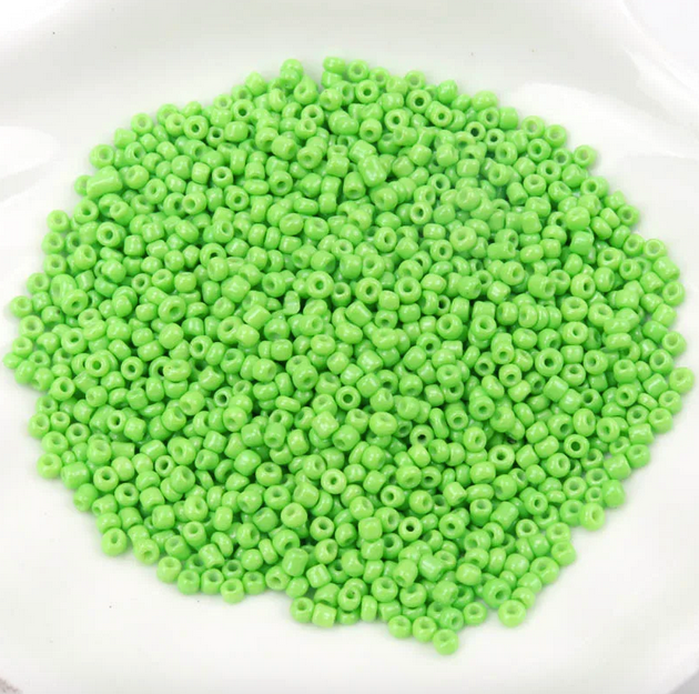 Mostacilla 8/0 - 3mm - 30gr - Verde pistacho