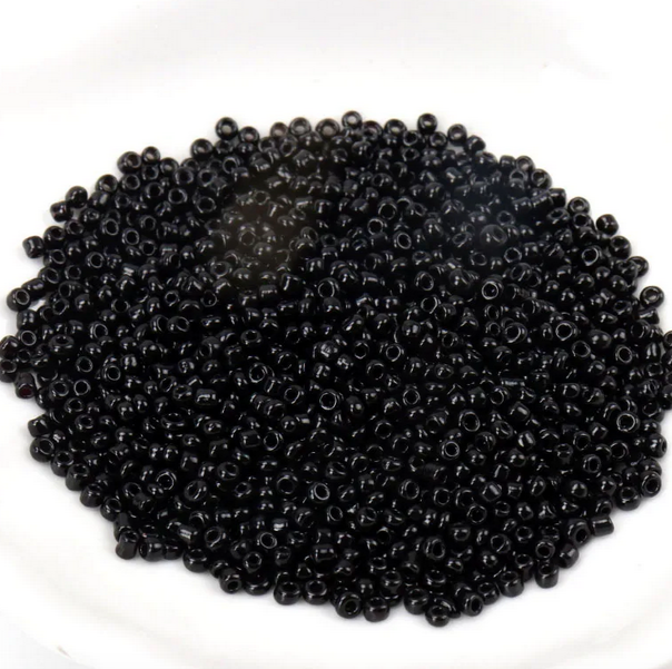 Mostacilla 8/0 - 3mm - 30gr - Negro