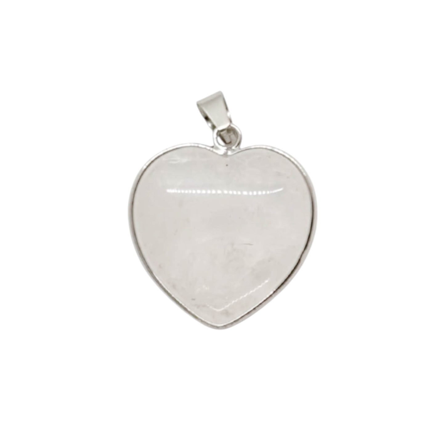Colgantes Corazon de piedra con base - 25mm - Piedra a elección
