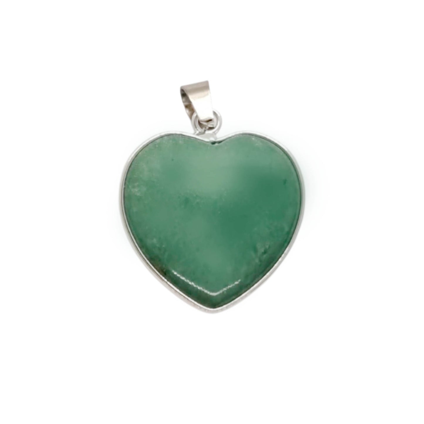 Colgantes Corazon de piedra con base - 25mm - Piedra a elección