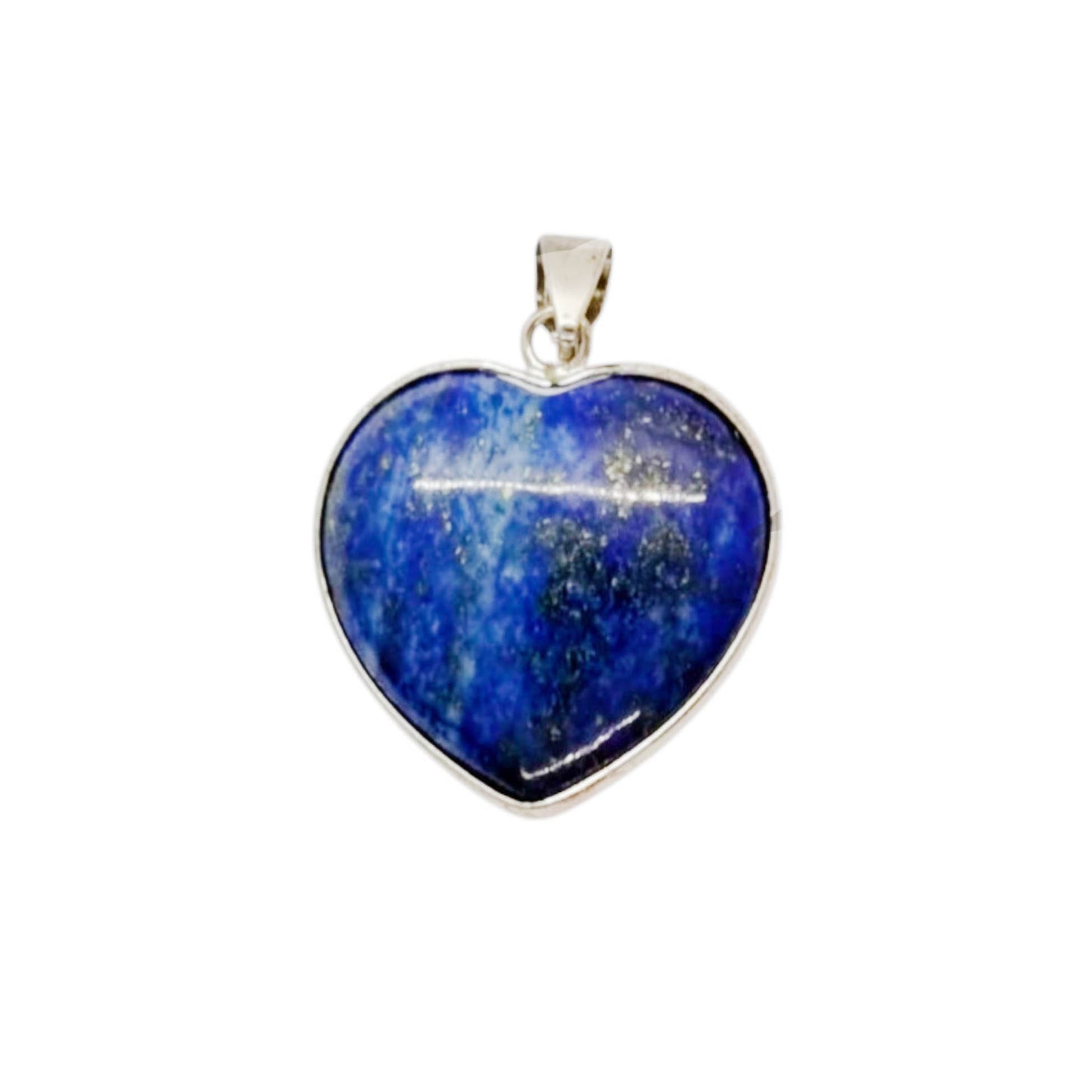Colgantes Corazon de piedra con base - 25mm - Piedra a elección