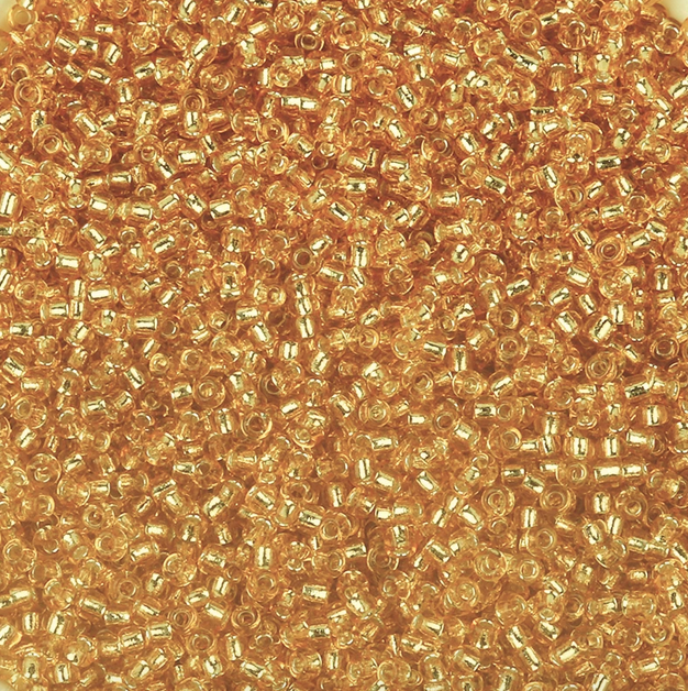 Mostacilla 8/0 - 3mm - 30gr - Dorado Glass
