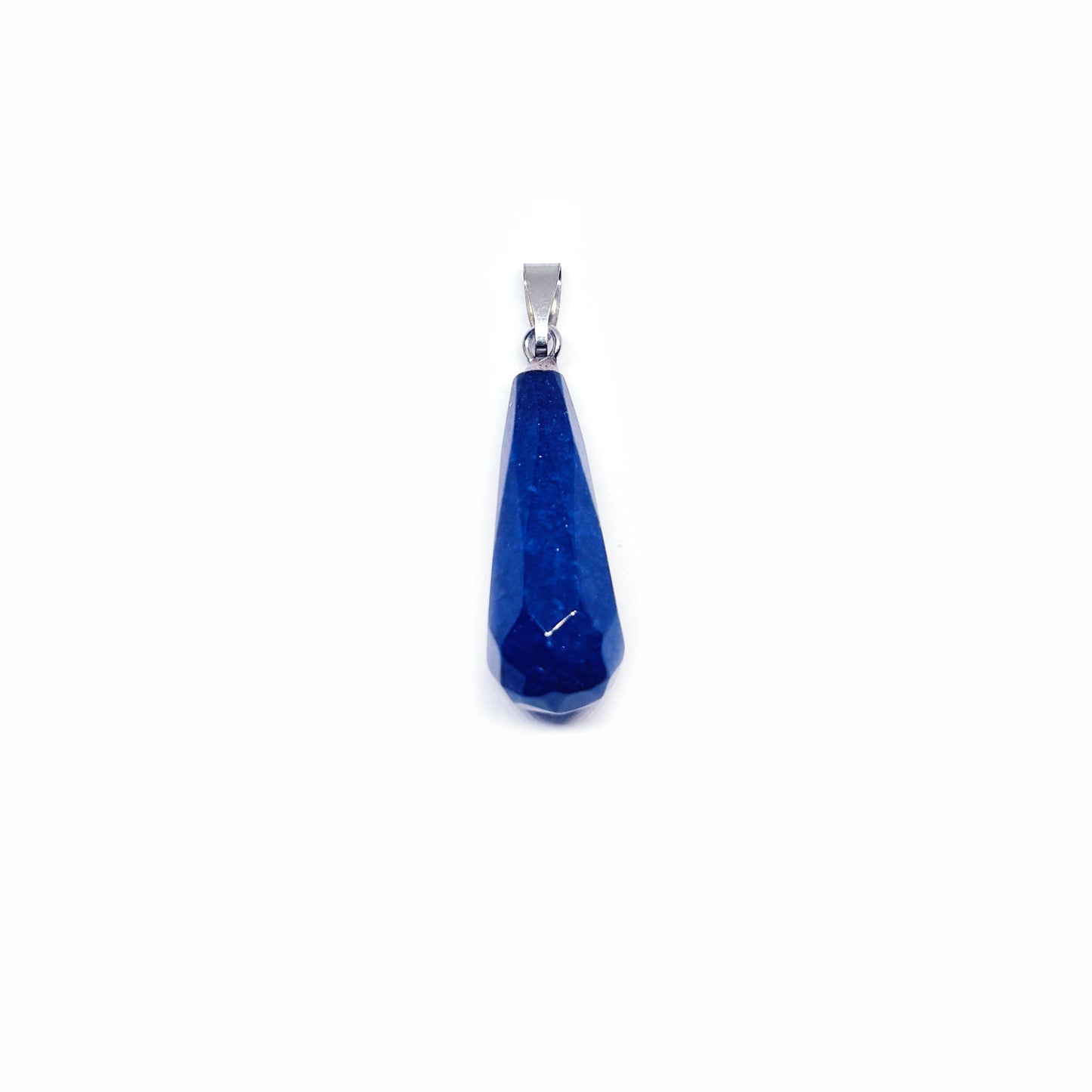 Colgante gota facetada de 10x25mm