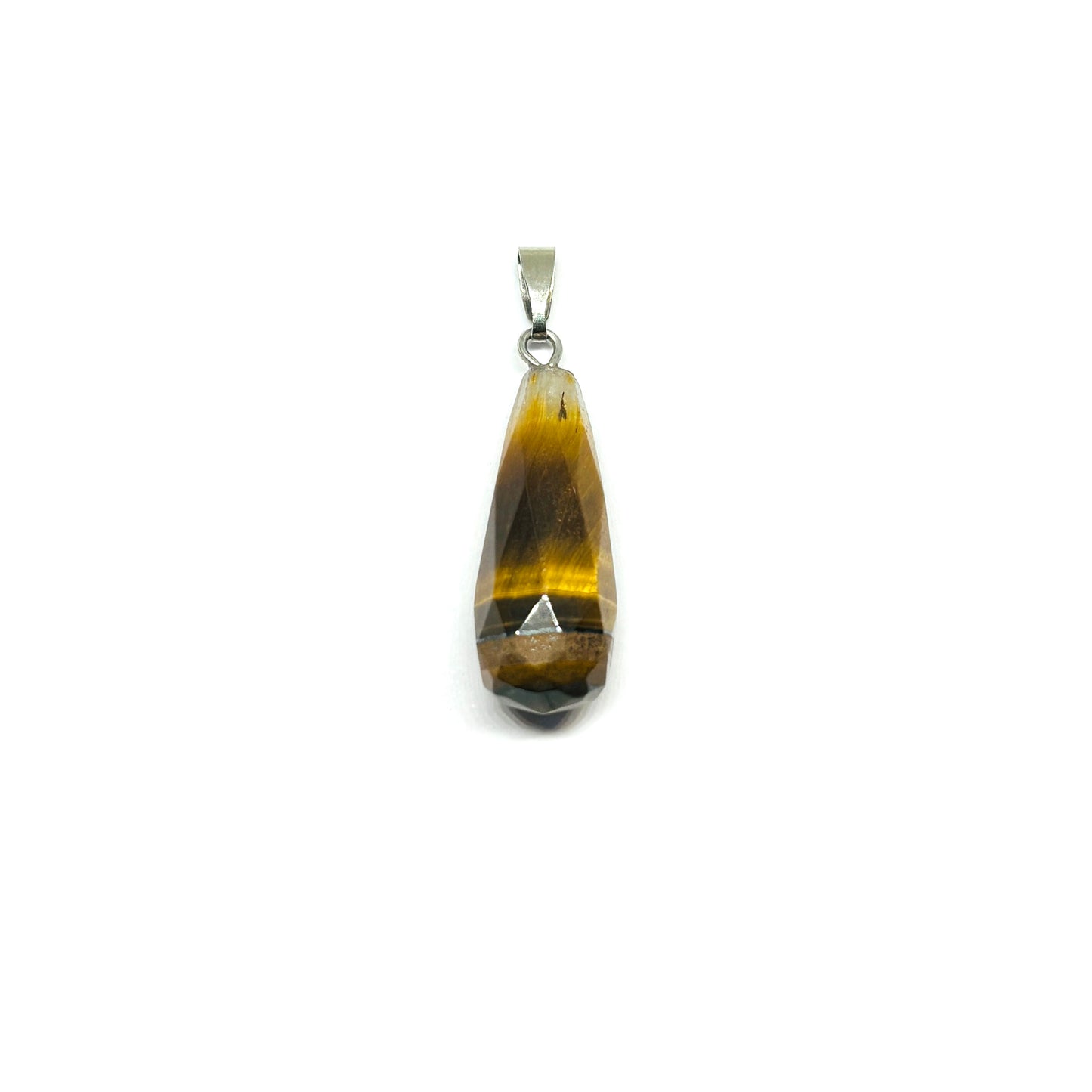 Colgante gota facetada de 10x25mm