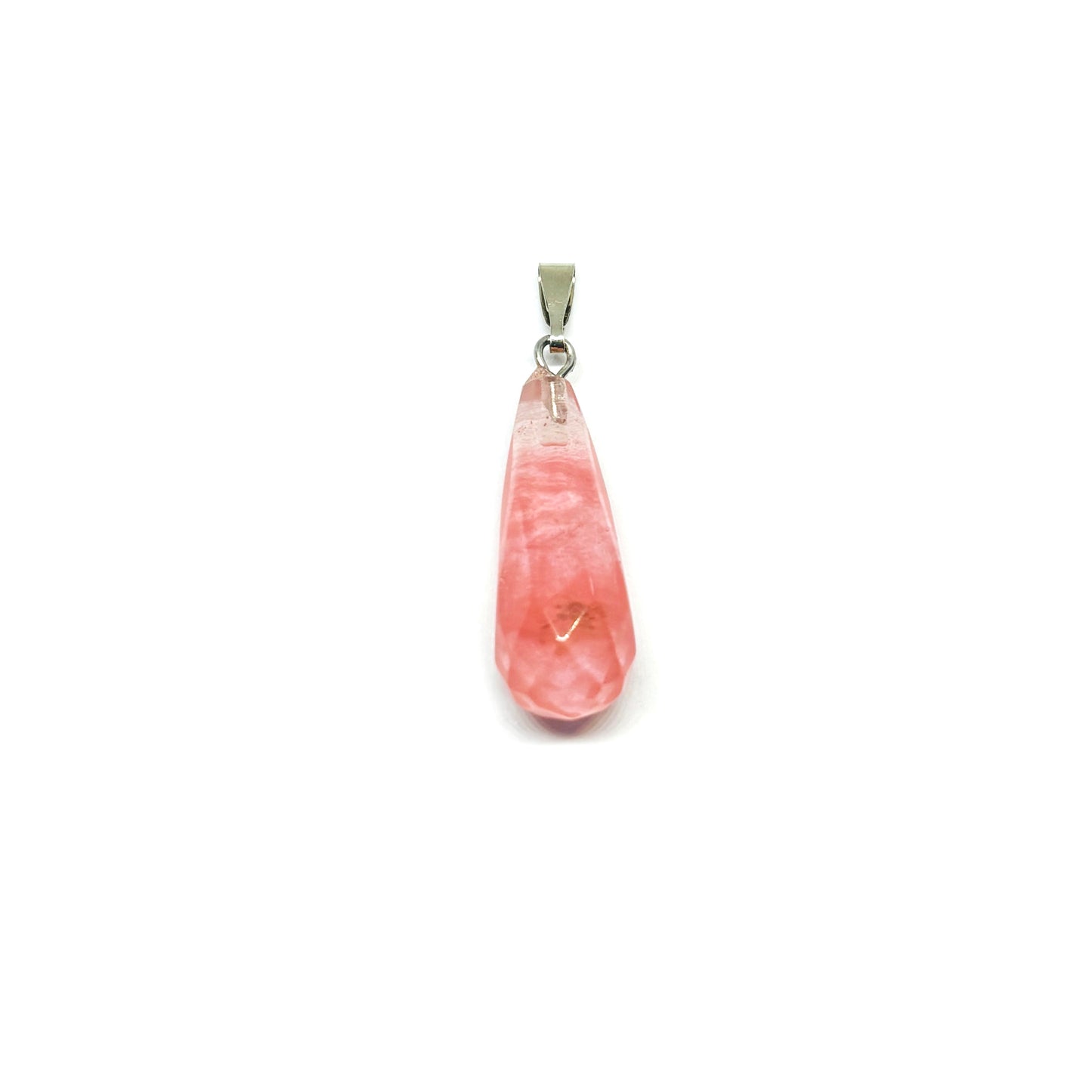 Colgante gota facetada de 10x25mm