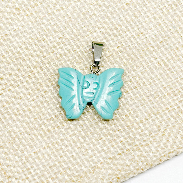 Colgante de piedra Mariposa de 20mm - A Elección