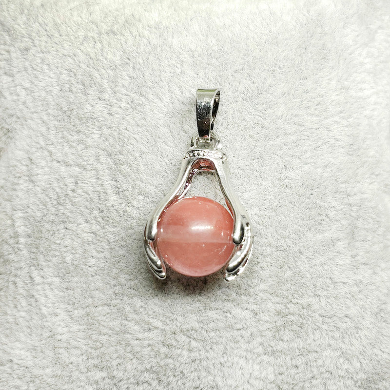 Colgante Palmas con bolas de piedra - 30mm