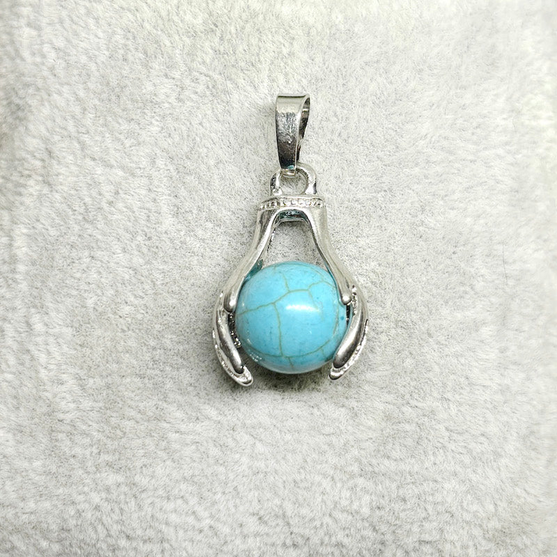Colgante Palmas con bolas de piedra - 30mm