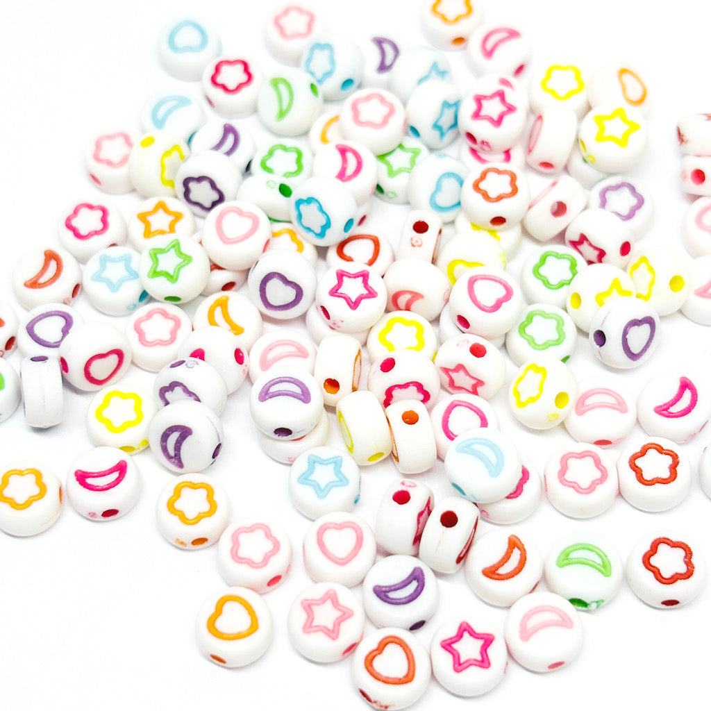 Surtido Acrílicos - 7mm - 10gr. - Multicolor