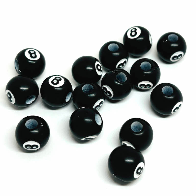 Cuentas Bola 8 - 12mm - Set 10und