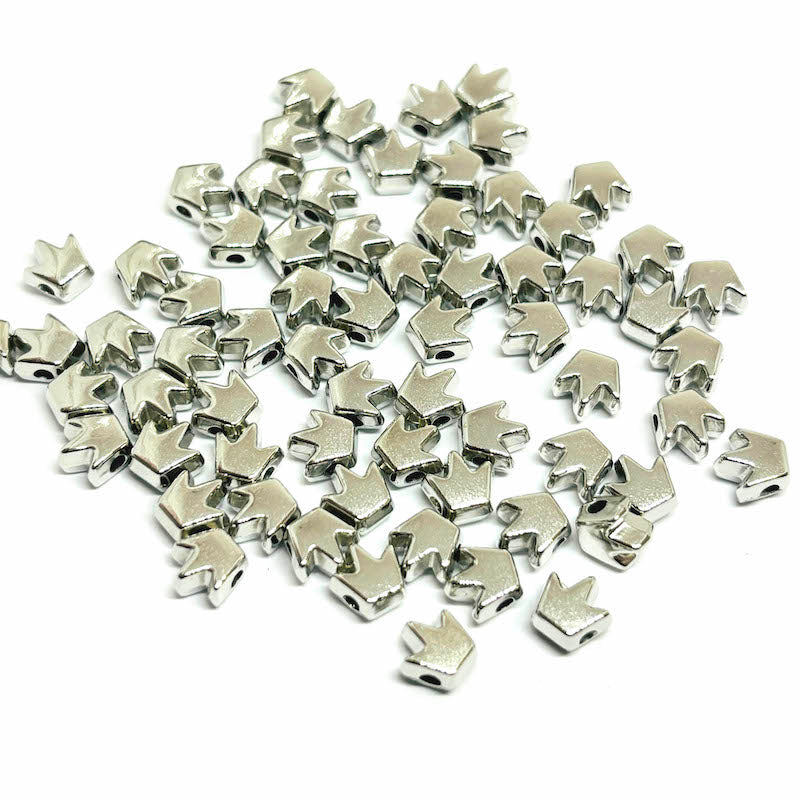 Acrilico Cromado Plateado - 6mm - 50und - Coronitas