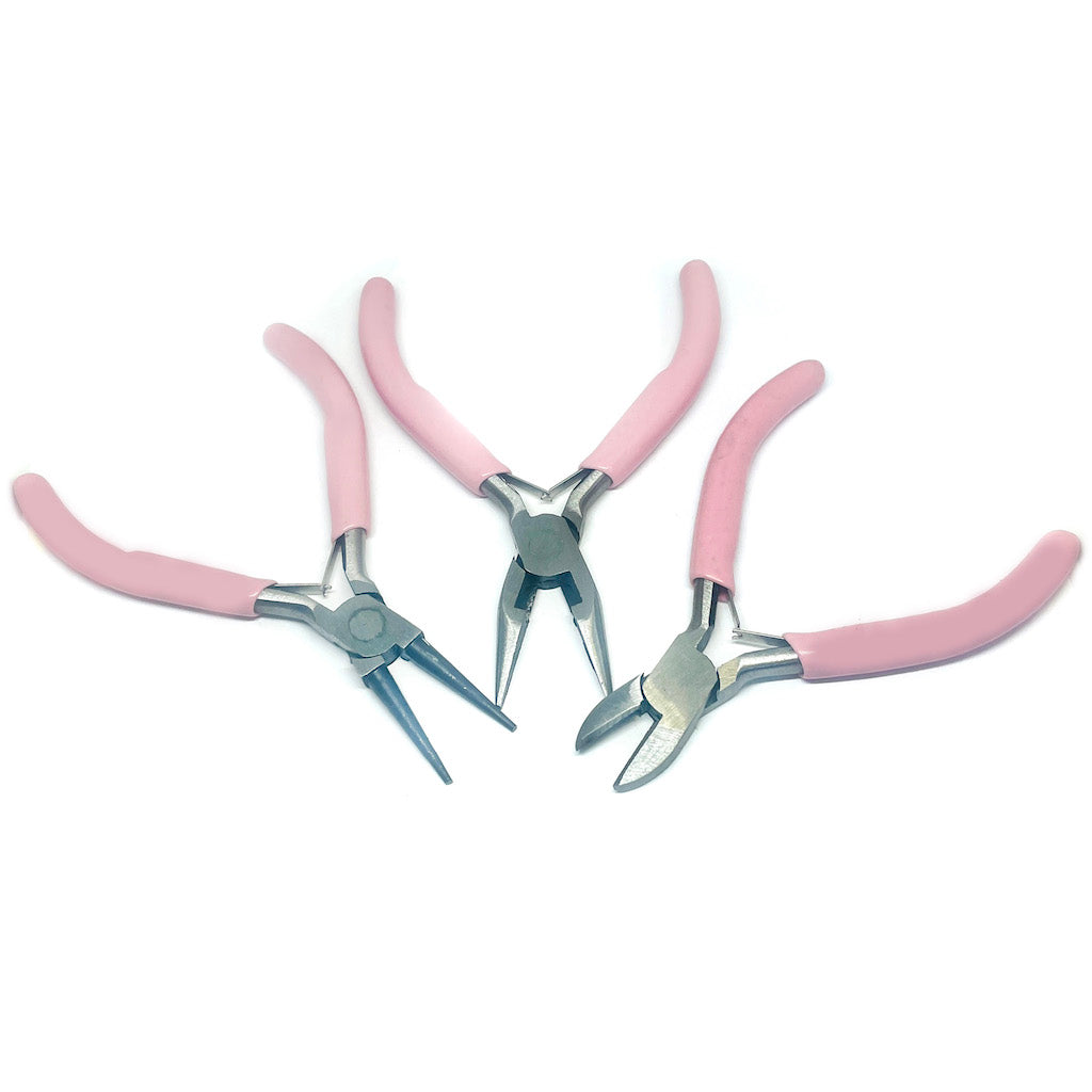 Set de Alicates Rosas para Bisutería