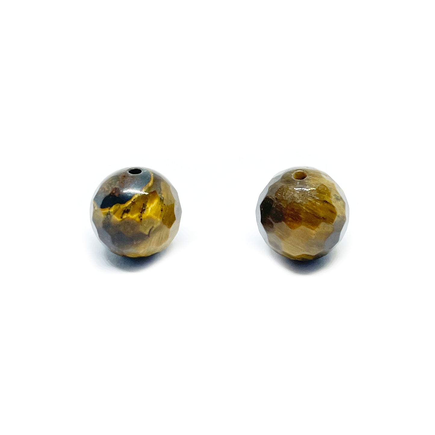 Set de Piedras Redondas - Ojo de Tigre - 12mm | 1par