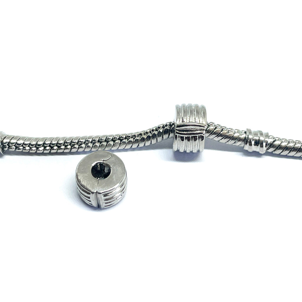 Separador con cierre mod Lineas - 8mm - 1und