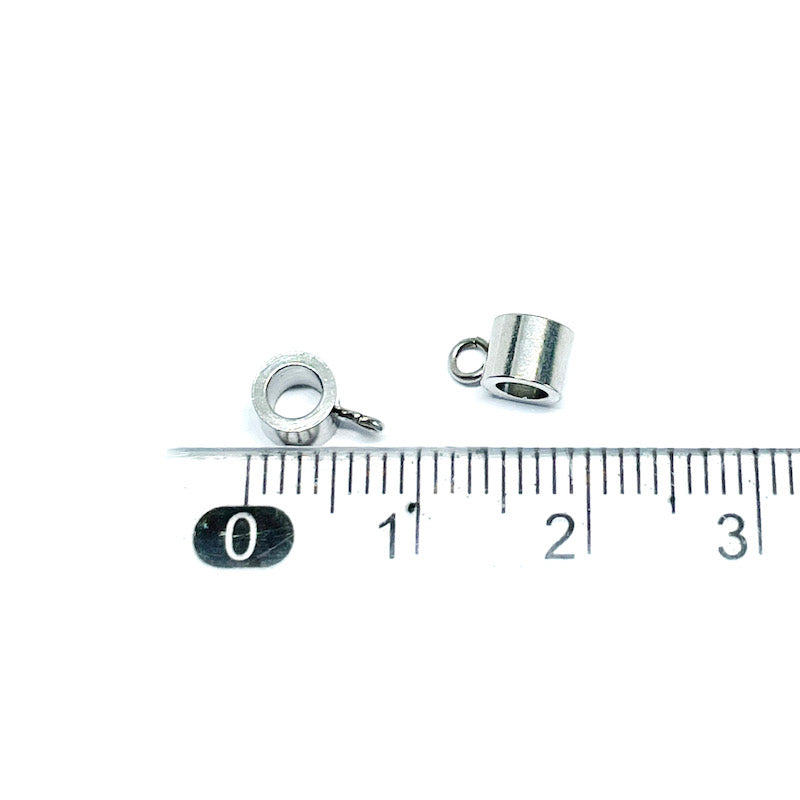 Separador Porta dije - 5mm - Acero Quirúrgico - 1 par