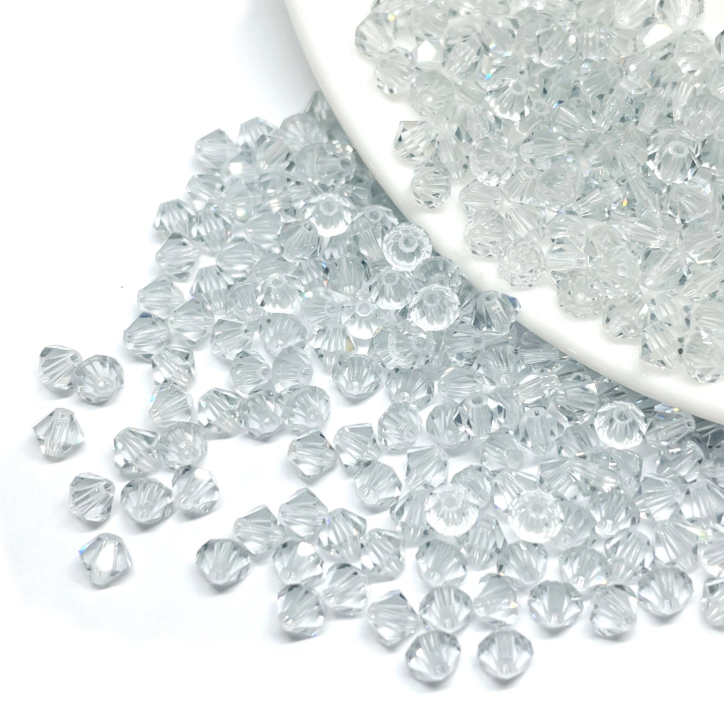 Cristal Tupi Austríaco de 4mm - 24und - Gris Claro