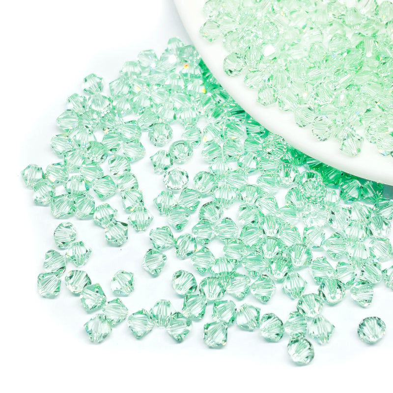 Cristal Tupi Austríaco de 4mm - 24und - Verde Claro