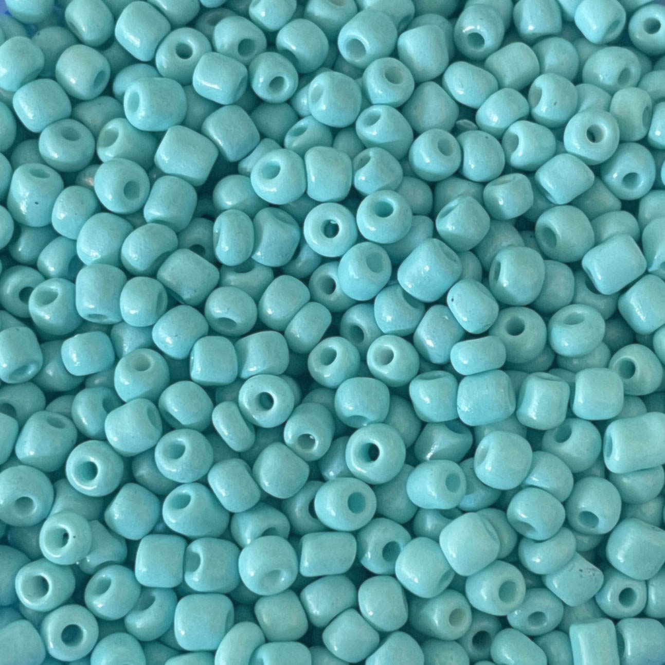 Mostacillón 6/0 - 4mm - 30gr - Celeste Pastel