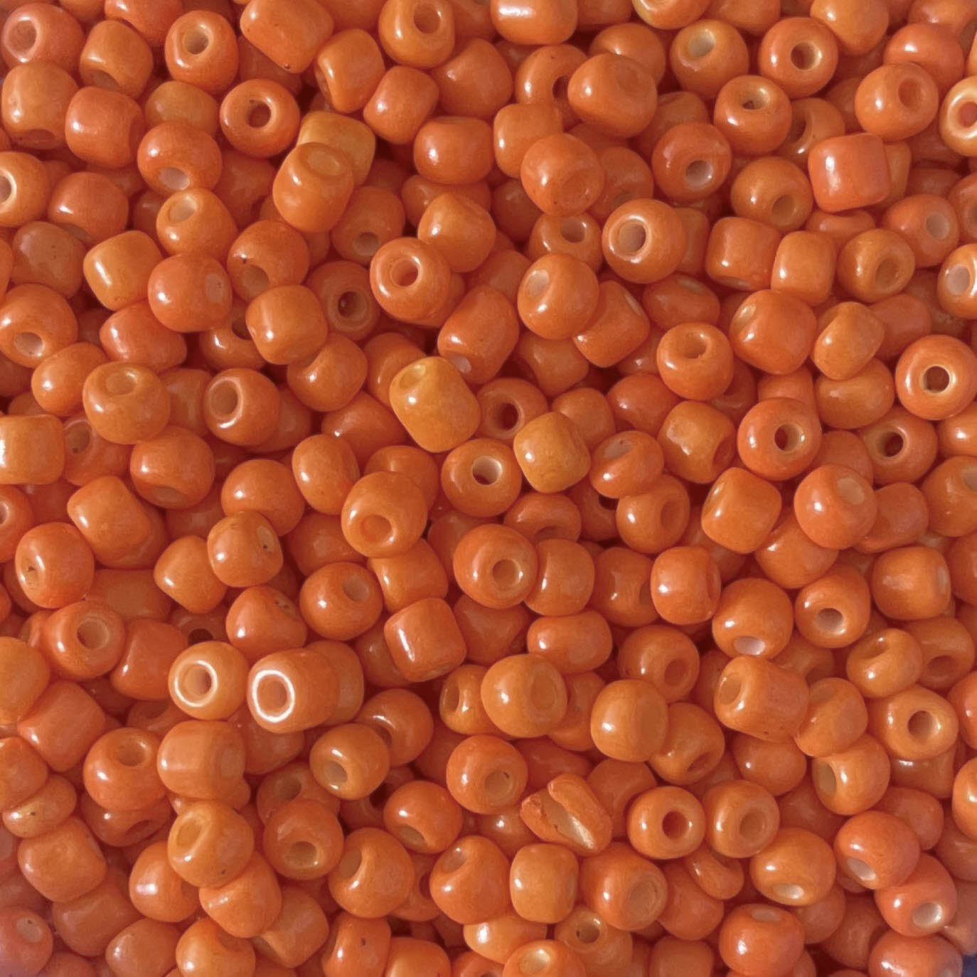 Mostacillón 6/0 - 4mm - 30gr - Naranja Calabaza