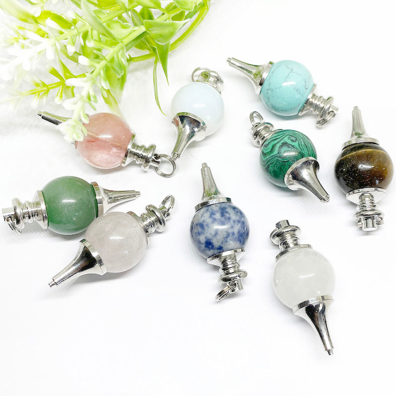 Colgante Pendulo Esfera - 17mm - | Variedad a elección