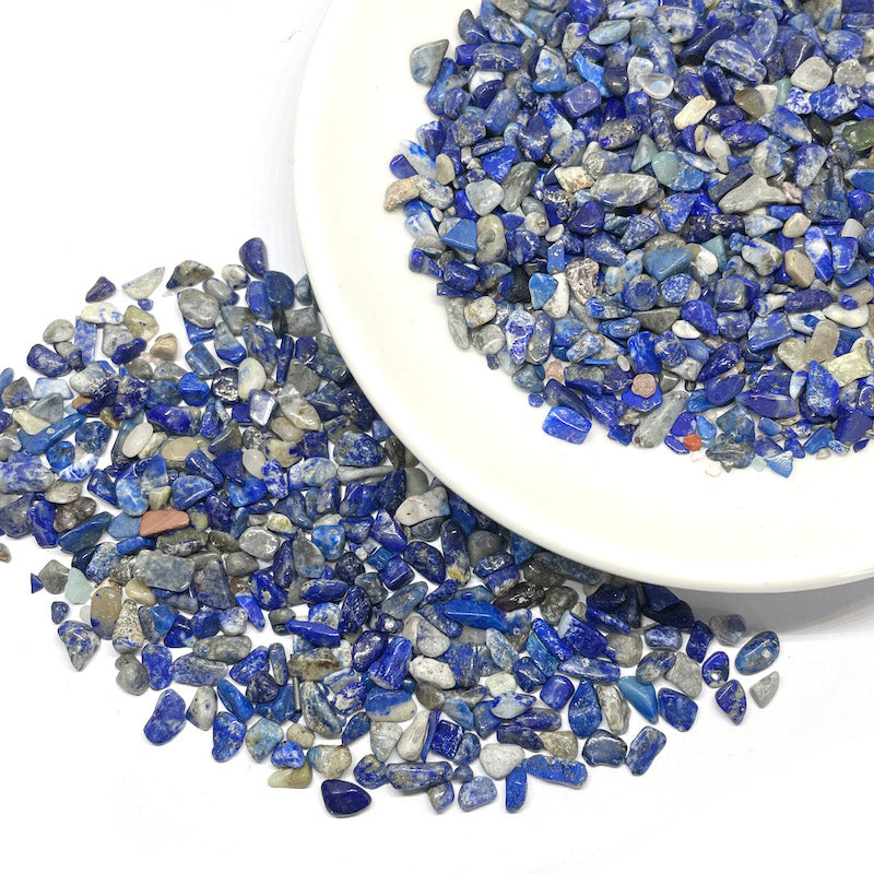 Piedra Natural Picada Para Orgones 100gr | Lapislázuli