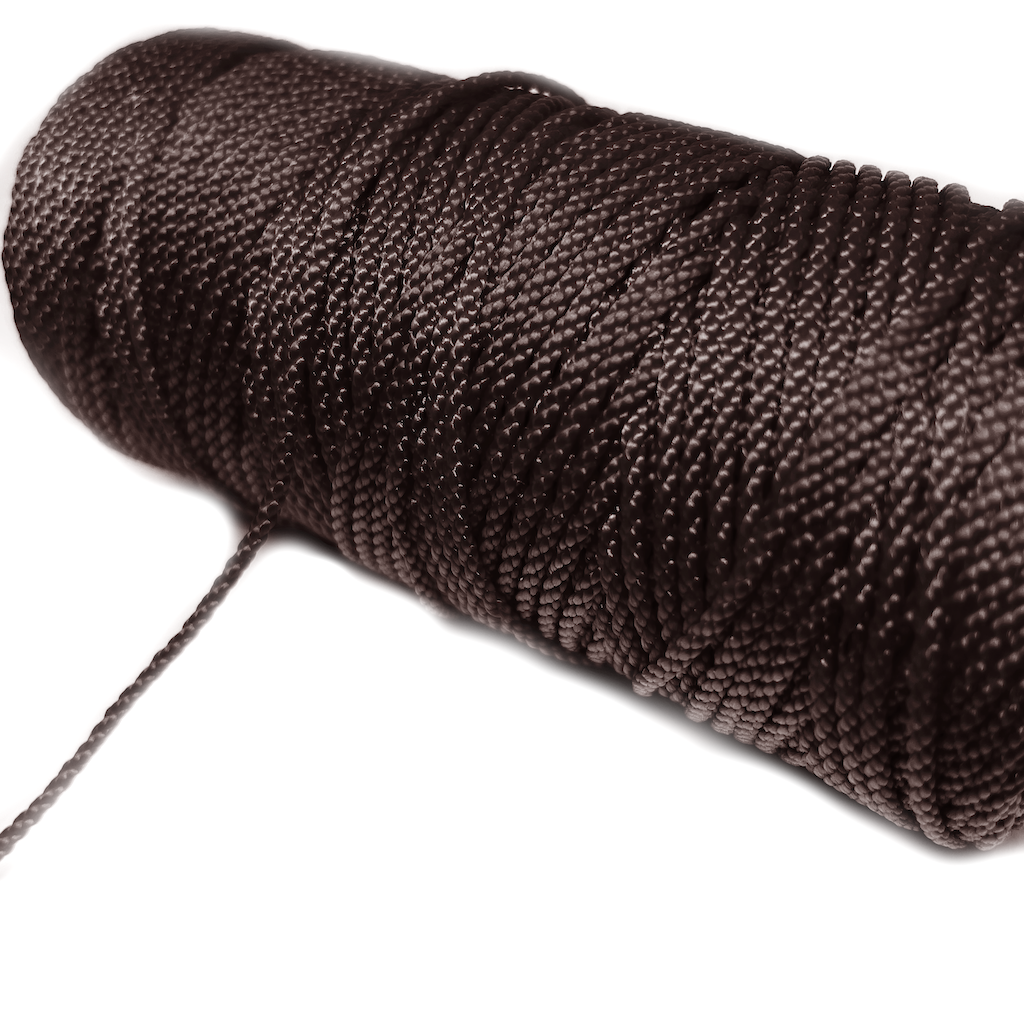 Cordón Terlenca (Hilo Colombiano) - 1,5mm - Café - 5mtrs