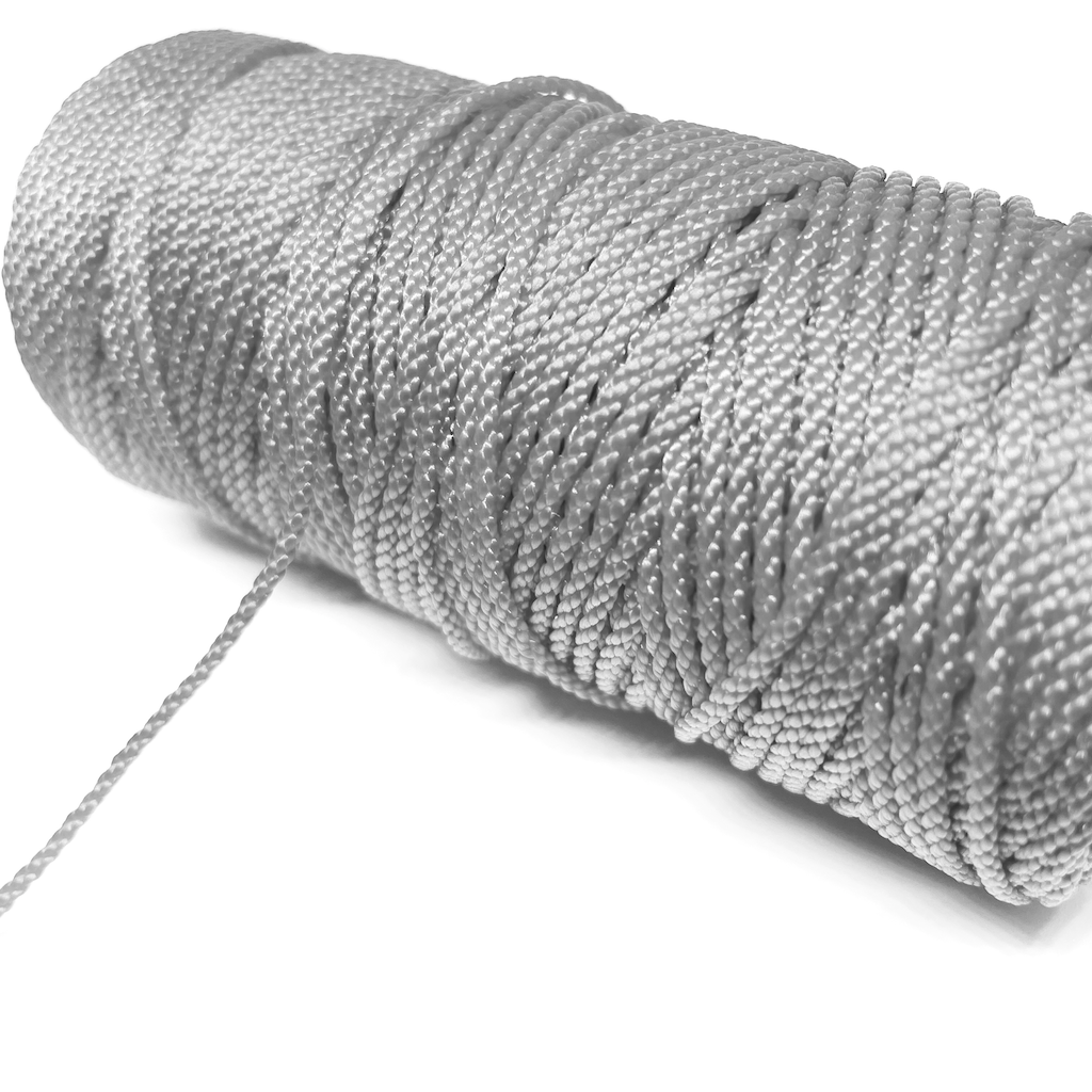 Cordón Terlenca (Hilo Colombiano) - 1,5mm - Gris Plata - 5mtrs