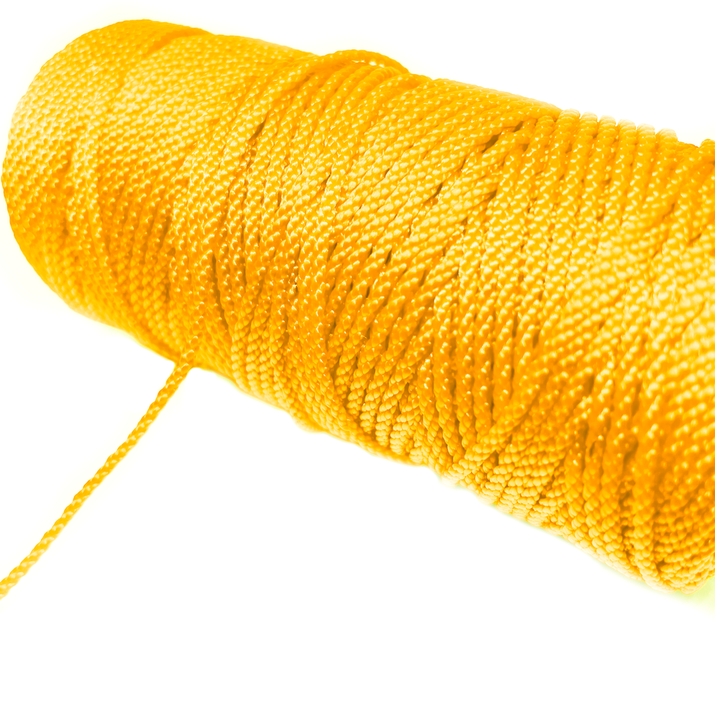 Cordón Terlenca (Hilo Colombiano) - 1,5mm - Amarillo Oro - 5mtrs