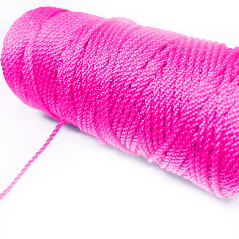 Cordón Terlenca (Hilo Colombiano) - 1,5mm - Fucsia Fluor - 5mtrs