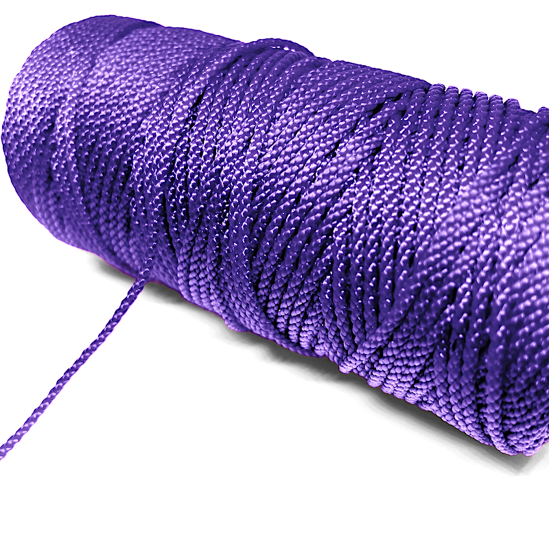 Cordón Terlenca (Hilo Colombiano) - 1,5mm - Lila Fuerte - 5mtrs