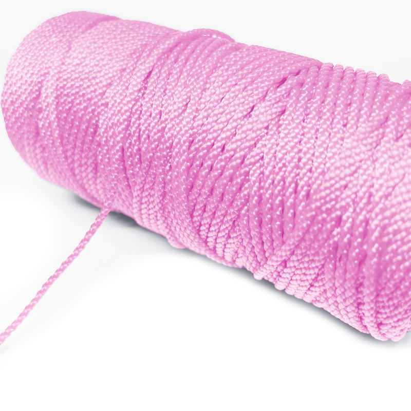 Cordón Terlenca (Hilo Colombiano) - 1,5mm - Rosado - 5mtrs