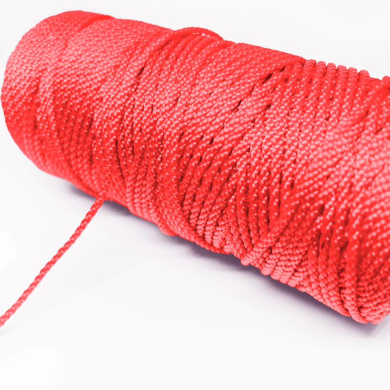 Cordón Terlenca (Hilo Colombiano) - 1,5mm - Naranja Flúor - 5mtrs