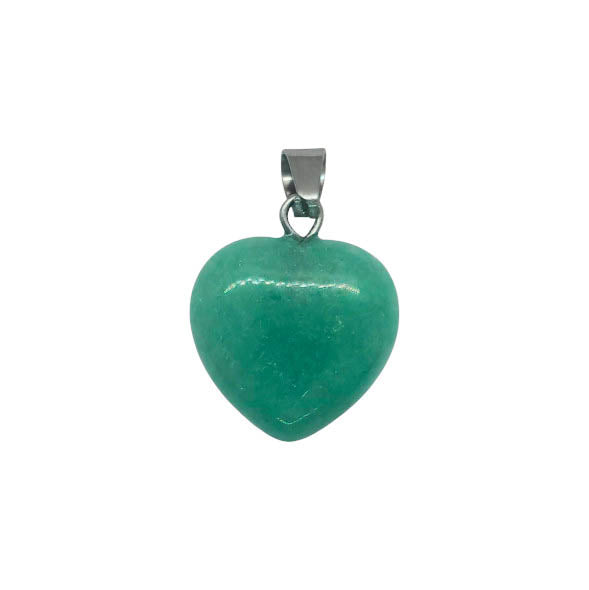 Colgante corazón de Piedra de 15mm - 1und - A Elección