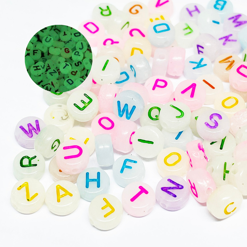 Letras Acrílicas Luminosas - 7mm - 10gr. - Multicolor