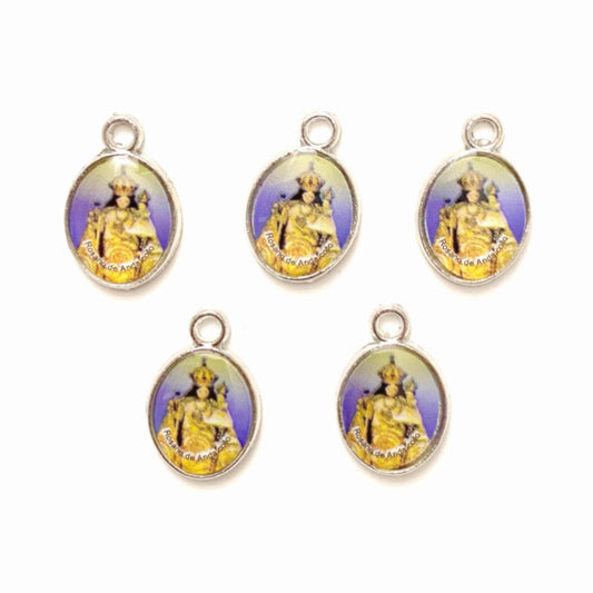 Medalla mini - Nuestra Señora del Rosario de Andacollo - 11mm - 5und.