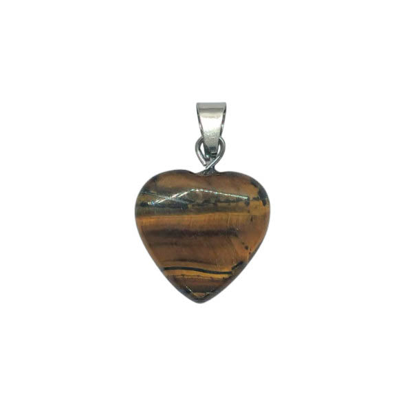 Colgante corazón de Piedra de 15mm - 1und - A Elección