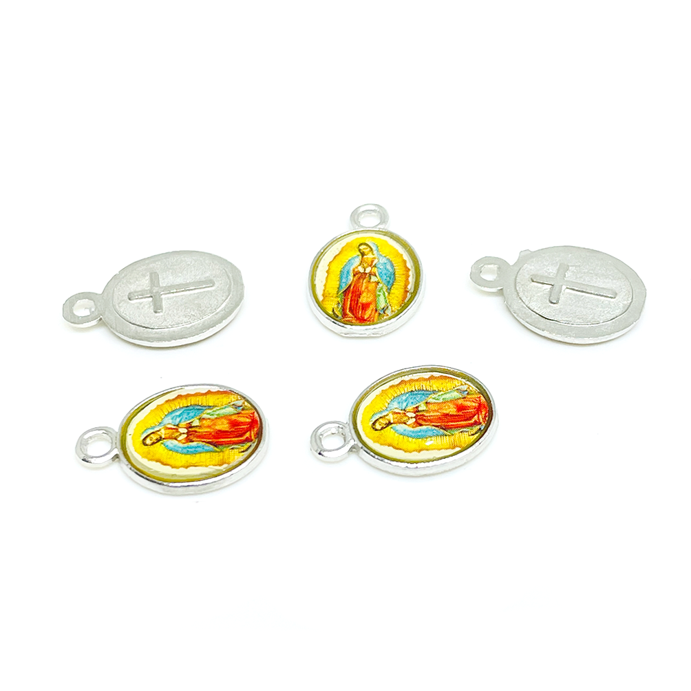 Medalla mini - Vírgen de Guadalupe - 11mm - 5und.