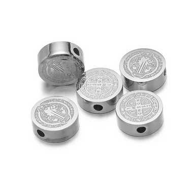 Separador San Benito 8mm Acero Quirúrgico Plateado - 1und