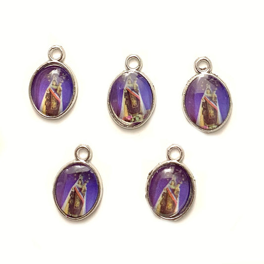 Medalla mini - Virgen del Carmen de La Tirana - 11mm - 5und.