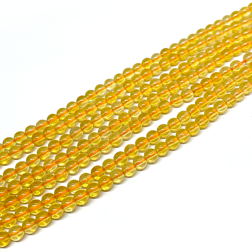 Citrino - 4mm apx - 90 cuentas aprox.