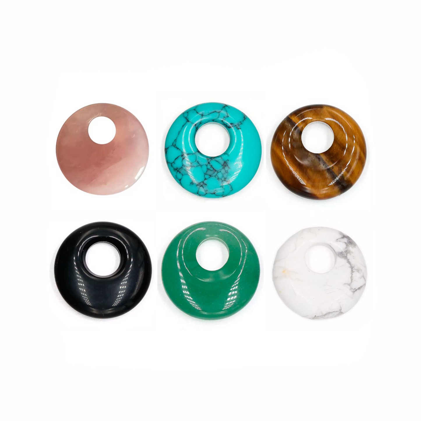 Colgante de Piedra - Dona - 18mm - A Elección