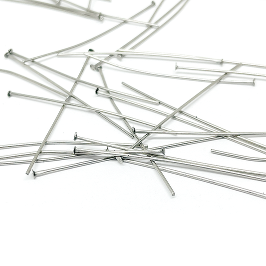 Vástagos Acero Quirúrgico con tope - 40mm - 5gr